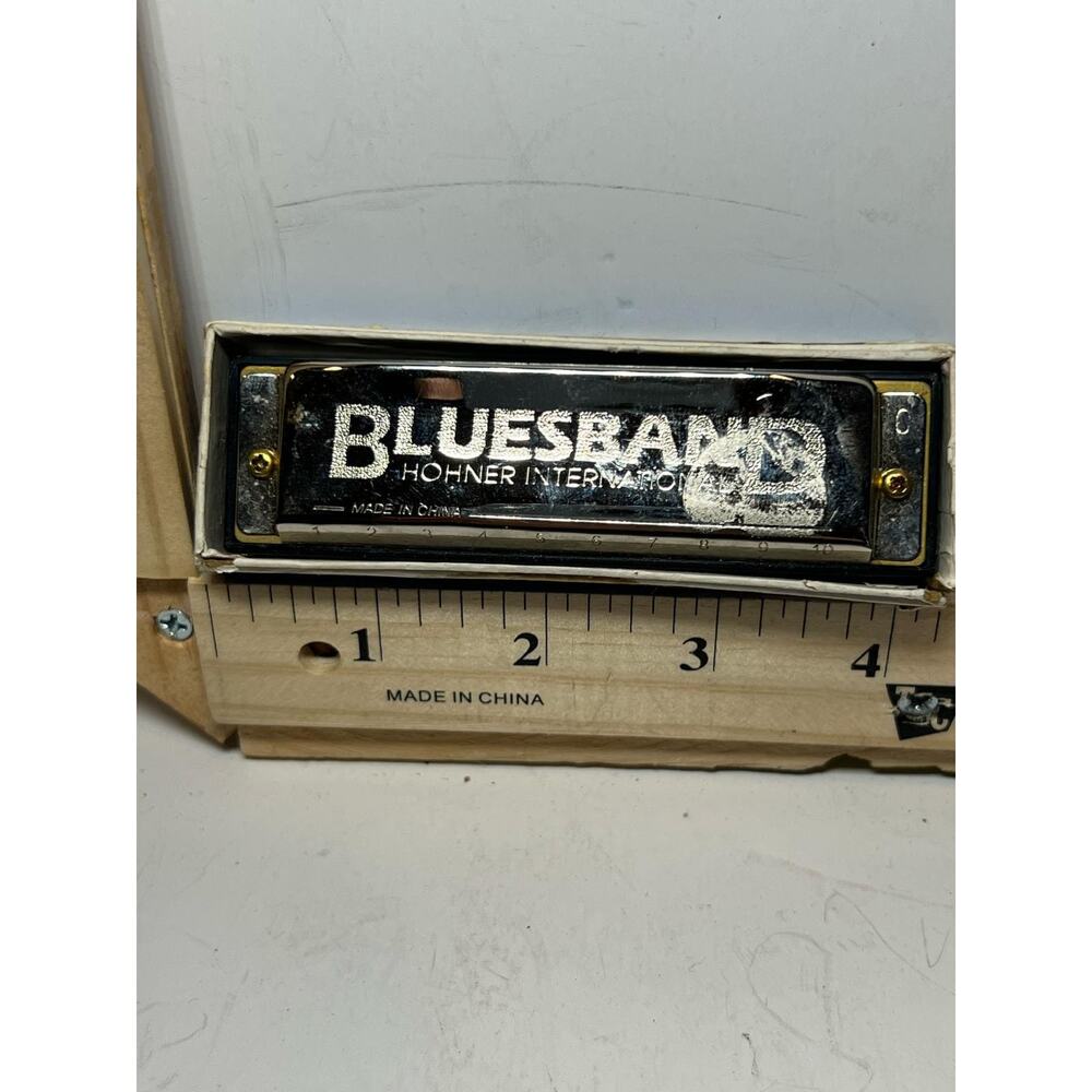 Hohner Bluesband Harmonica in Box Key of C Beginner Blues Harp Vintage Style